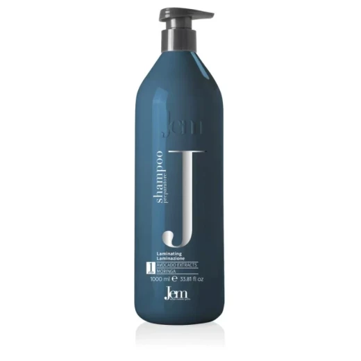 Jem Lamination Shampoo Step 1 of 3 Professional Pre-Treatment 1000 ml Salon Size for Enhanced Hair Smoothness and Shine Jem Lamination Shampoo Step 1 of 3 Professional Pre-Treatment 1000 ml Salon Size for Enhanced Hair Smoothness and Shine