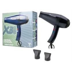 Tecno Elettra X3 Professional Hair Dryer Black Powerful Airflow for Fast Drying and Smooth Styling