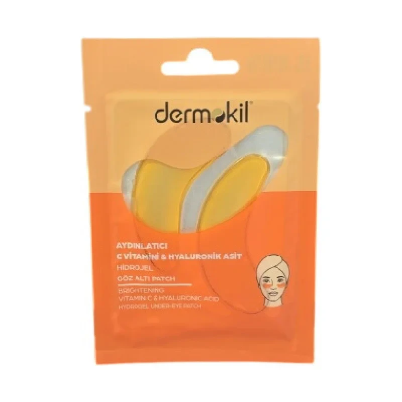 Brightening Hydrogel Under-Eye Patches with Vitamin C - 7 g - DERMOKIL