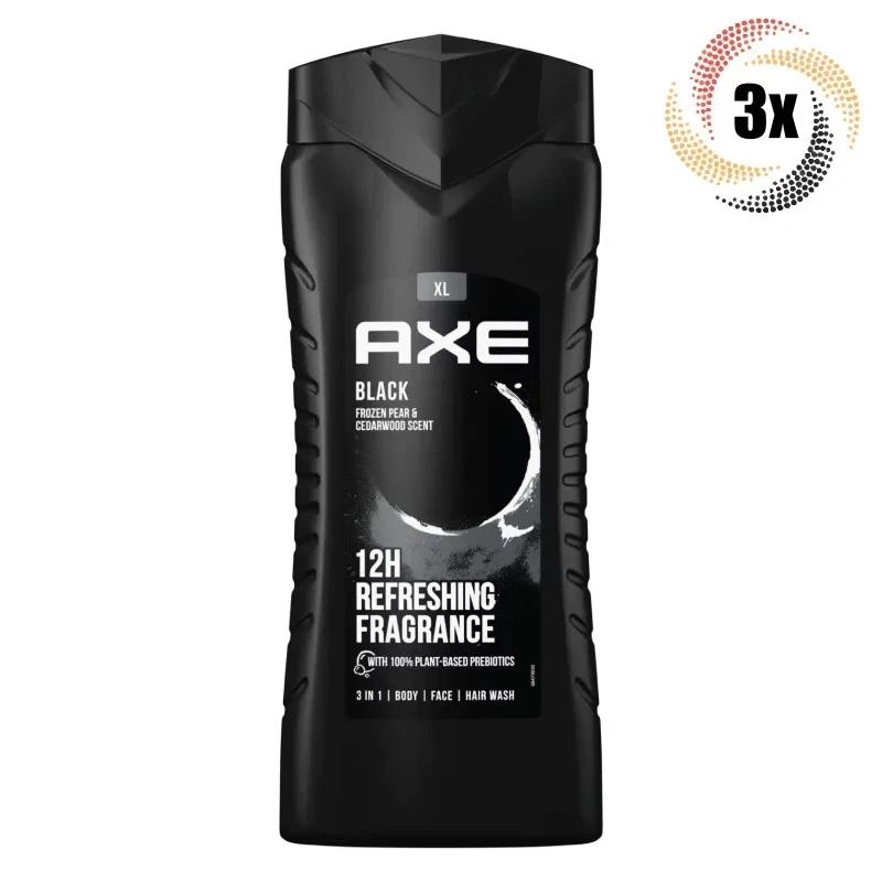 أكس غسول الجسم بلاك للرجال 400 مل رائحة رجولية منعشة ومنظف عميق - AXE