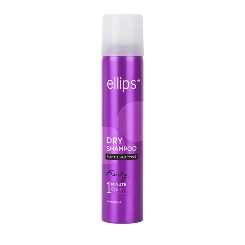 إليبس شامبو جاف فواكه 200 مل انتعاش فوري للشعر امتصاص الزيوت ملمس خفيف - ELLIPS