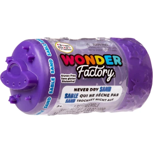 Wonder Factory Never Dry Single Sand - Purple - Mga entertainment - Image 2