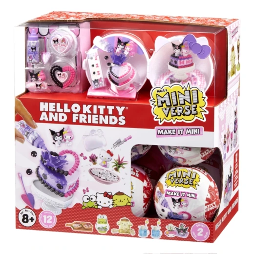 MGA Miniverse Make It Mini – Hello Kitty & Friends Series 2 PDQ | DIY Miniature Sets, Collectible Dolls & Accessories for Creative Play - Mga entertainment - Image 2