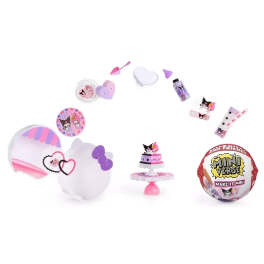 MGA Miniverse Make It Mini – Hello Kitty & Friends Series 2 PDQ | DIY Miniature Sets, Collectible Dolls & Accessories for Creative Play - Mga entertainment - Image 3