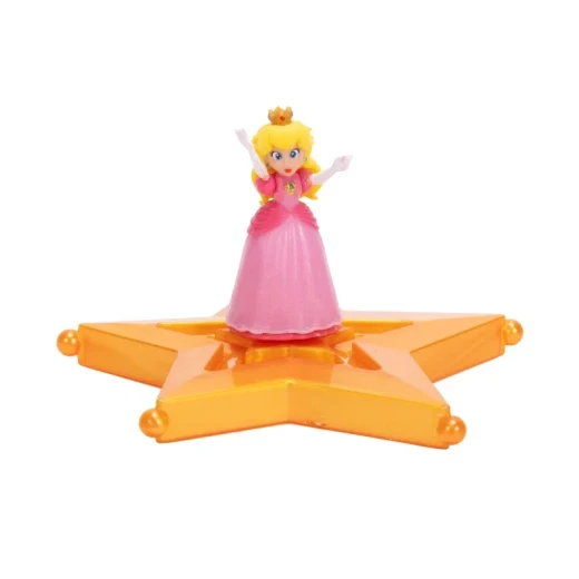 Nintendo The Super Mario Galaxy Movie Mini Figure Wave #1 – شخصية الأميرة بيتش المصغرة مع إكسسوار أساسي، مجسم قابل للجمع مستوحى من عالم سوبر ماريو، لعبة ممتعة للأطفال وهواة الجمع - جاكس باسيفيك - Image 3