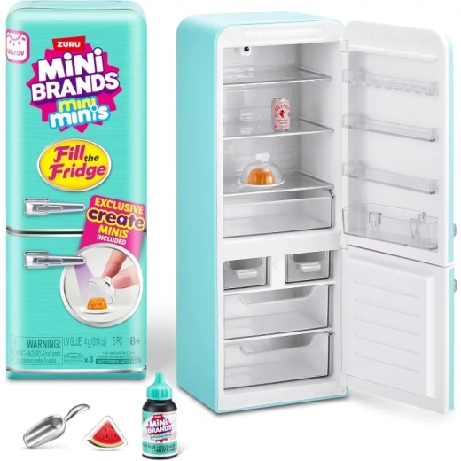 مجموعة لعب Mini Brands – املأ الثلاجة (Fill the Fridge) الإصدار الأول - زورو - Image 3