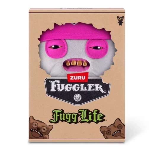 دمية فوجلر المحشوة 9 بوصة – سلسلة Fugg Life الإصدار الأول – سكويج الرمادي (Squidge Grey) - زورو - Image 2