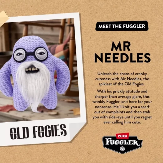 دمية فوجلر المحشوة 9 بوصة – سلسلة Old Fogies الإصدار الأول – مستر نيدلز (Mr Needles) - زورو - Image 4