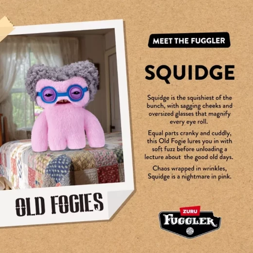 دمية فوجلر المحشوة 9 بوصة – سلسلة Old Fogies الإصدار الأول – سكويج (Squidge) - زورو - Image 4