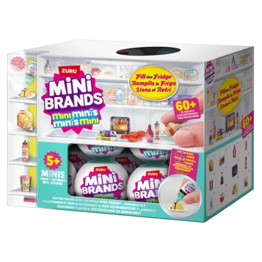 كبسولات Mini Brands – املأ الثلاجة (Fill the Fridge) السلسلة الأولى – جرافيتي PDQ كبسولات Mini Brands – املأ الثلاجة (Fill the Fridge) السلسلة الأولى – جرافيتي PDQ