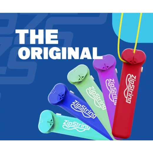 ZipString الأصلي – لعبة خيط طائر مبتكرة مع أكثر من 100 خدعة، مناسبة للأطفال والبالغين، للعب الداخلي والخارجي، تعزز الإبداع وتعلم مبادئ الحركة والفيزياء، تشمل 3 خيوط بمستويات صعوبة مختلفة، قابلة للشحن عبر USB-C - زيبسترينغ - Image 11