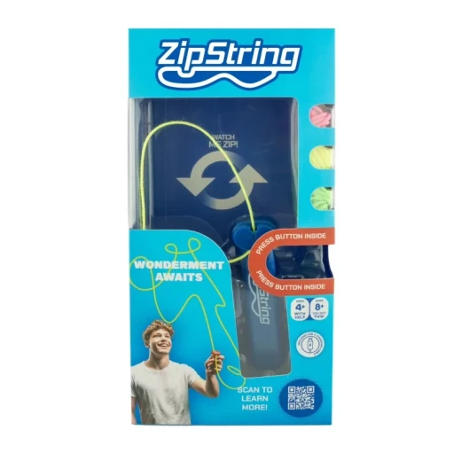ZipString الأصلي – لعبة خيط طائر مبتكرة مع أكثر من 100 خدعة، مناسبة للأطفال والبالغين، للعب الداخلي والخارجي، تعزز الإبداع وتعلم مبادئ الحركة والفيزياء، تشمل 3 خيوط بمستويات صعوبة مختلفة، قابلة للشحن عبر USB-C - زيبسترينغ - Image 2