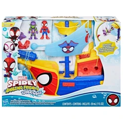 Spidey and his Amazing Friends Water-Webs Ahoy Bubble Pirate Ship Toy