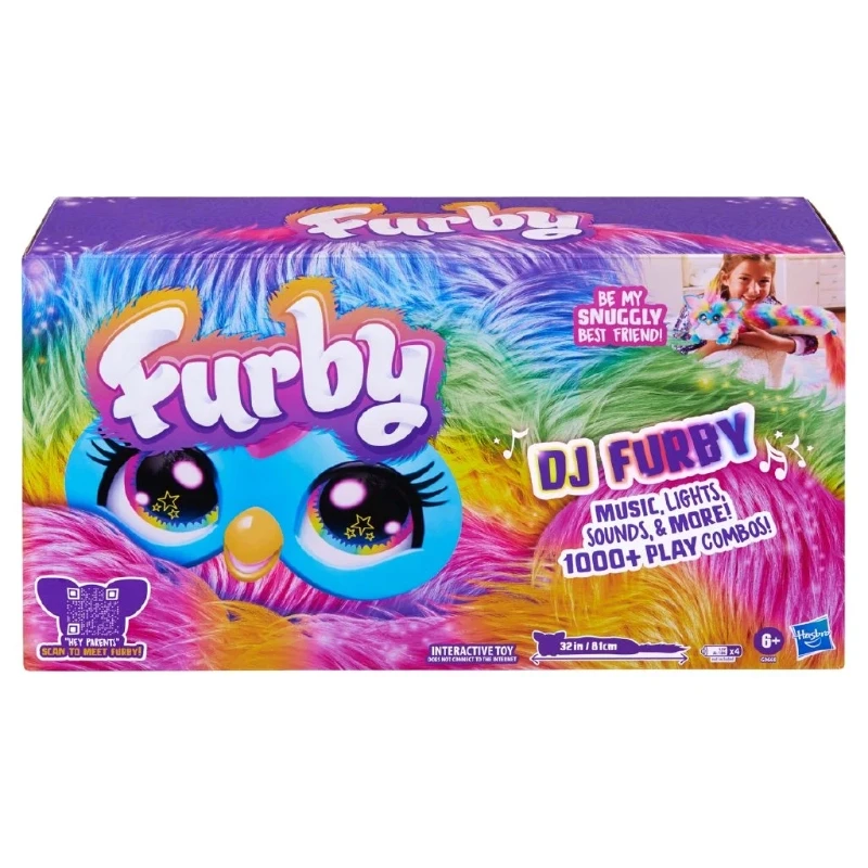 Furby DJ Furby Interactive Toy, Rainbow - Hasbro