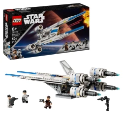 LEGO Star Wars 75399 Rebel U-Wing Starfighter Building Toy with Swing-Wing Function & 3 Minifigures incl Cassian Andor, Plus a K-2SO Droid Figure - Gift for 8+ Year Old Boys & Andor Season 2 Fans