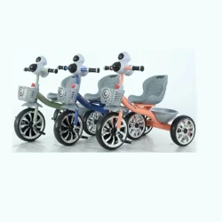 Tricycle – Easy-Grip Handlebars, Comfortable Seat, and 2 Storage Baskets