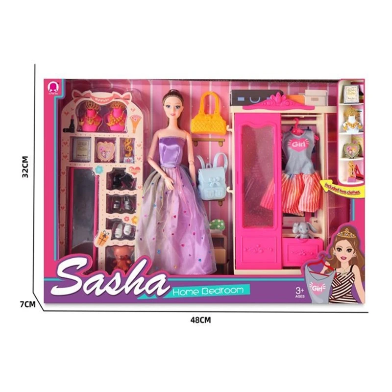 ساشا دول هوم بيدرووم فاشن سيت 11.5-إنش