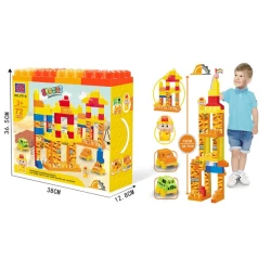 Engineering Building Blocks Set- 72 Pcs