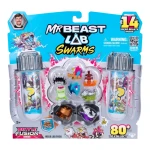 MrBeast Lab Swarms Series 4 Mega Lab 14-Pack AST1, collectible surprise mini figures set inspired by the lab world, featuring multiple characters for unboxing fun, collecting, and imaginative play for kids and fans - Mrbeast Lab