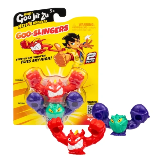 Heroes of Goo Jit Zu S13 Meteor Madness- Goo Slingers 2 Pack- 12 Pcs- CDU - Image 3