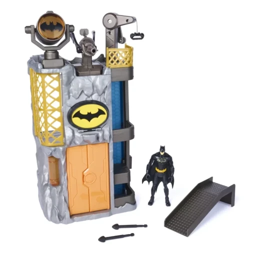 DC Batman Batcave Value Playset with 6-Inch Figure – Interactive Batcave Playset Includes a 6-Inch Batman Figure, Action Features and Accessories for Imaginative Superhero Adventures - Spin Master - Image 3
