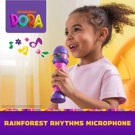 Spin Master Dora the Explorer Rainforest Rhythms Microphone (Bilingual) - Spin Master - Image 3