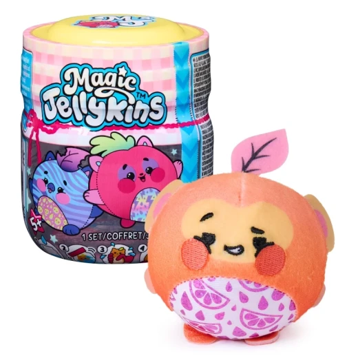 Magic Jellykins Surprise Plush Jar 1-Pack Wave #1 Assortment CDU – لعبة مجسمة مفاجأة داخل برطمان، دمية قطيفة لطيفة قابلة للجمع، تجربة فتح مفاجئ ممتعة للأطفال والهواة - سبين ماستر - Image 3