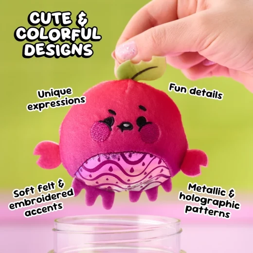 Magic Jellykins Surprise Plush Jar 1-Pack Wave #1 Assortment CDU – لعبة مجسمة مفاجأة داخل برطمان، دمية قطيفة لطيفة قابلة للجمع، تجربة فتح مفاجئ ممتعة للأطفال والهواة - سبين ماستر - Image 7