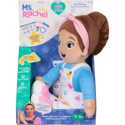 Ms. Rachel Big Feelings Speak & Sing Doll, interactive talking and singing educational doll for kids, helps develop language skills and emotional expression, soft and child-friendly design with fun phrases and songs