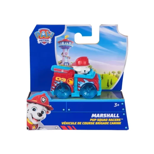 Paw Patrol Pup Squad Splash Racer Assortment – سيارات سباق مائية ممتعة مستوحاة من باو باترول، شخصيات الكلاب البطلة، ألعاب حركة للأطفال ومغامرات سباق مائية تفاعلية - سبين ماستر - Image 5
