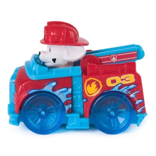 Paw Patrol Pup Squad Splash Racer Assortment – سيارات سباق مائية ممتعة مستوحاة من باو باترول، شخصيات الكلاب البطلة، ألعاب حركة للأطفال ومغامرات سباق مائية تفاعلية - سبين ماستر - Image 6