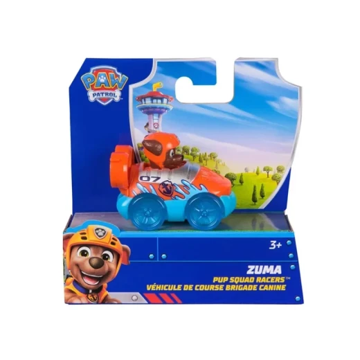 Paw Patrol Pup Squad Splash Racer Assortment – سيارات سباق مائية ممتعة مستوحاة من باو باترول، شخصيات الكلاب البطلة، ألعاب حركة للأطفال ومغامرات سباق مائية تفاعلية - سبين ماستر - Image 7