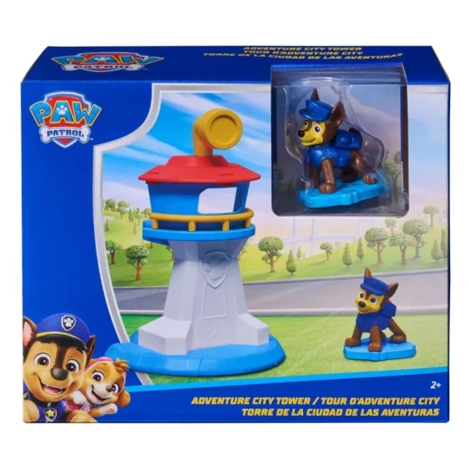 Paw Patrol Mini Playset Chase Adventure Tower – برج مغامرات تشيس المصغر من باو باترول، مجموعة لعب إنقاذ تفاعلية مع شخصية تشيس، مغامرات ممتعة ولعب تخيلي للأطفال Paw Patrol Mini Playset Chase Adventure Tower – برج مغامرات تشيس المصغر من باو باترول، مجموعة لعب إنقاذ تفاعلية مع شخصية تشيس، مغامرات ممتعة ولعب تخيلي للأطفال