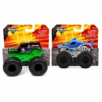 Monster Jam 1:43 Plastic Truck Assortment – تشكيلة شاحنات مونستر جام البلاستيكية بمقياس 1:43، تصميم واقعي، ألعاب سباق وحركات استعراضية ممتعة للأطفال ومحبي الشاحنات الوحشية - سبين ماستر