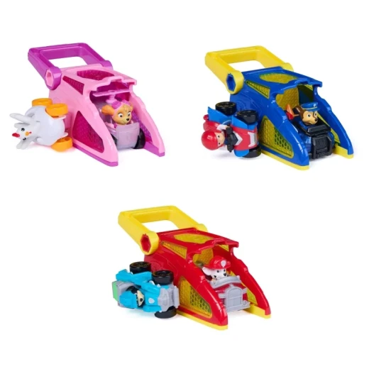Paw Patrol Pup Squad Vehicle Launchers Assortment – تشكيلة مركبات الإطلاق من باو باترول، سيارات وشخصيات إنقاذ تفاعلية، ألعاب حركة ومغامرات ممتعة للأطفال لتنمية الخيال واللعب الإبداعي - سبين ماستر - Image 3