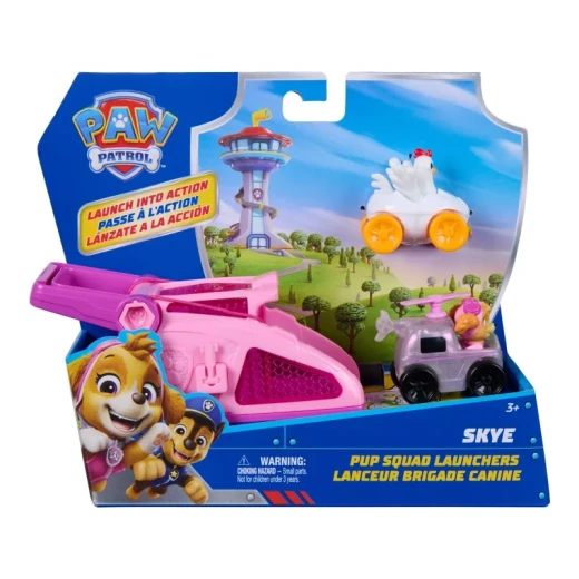 Paw Patrol Pup Squad Vehicle Launchers Assortment – تشكيلة مركبات الإطلاق من باو باترول، سيارات وشخصيات إنقاذ تفاعلية، ألعاب حركة ومغامرات ممتعة للأطفال لتنمية الخيال واللعب الإبداعي - سبين ماستر - Image 4