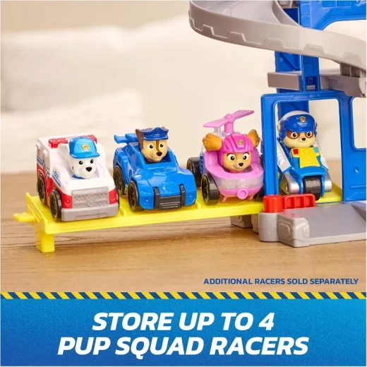 Paw Patrol Search & Rescue Pup Squad HQ Playset – مركز قيادة ومهام الإنقاذ من باو باترول، مجموعة لعب تفاعلية مع شخصيات ومركبات، مغامرات ممتعة للأطفال ولعب تخيلي مليء بالحركة - سبين ماستر - Image 9