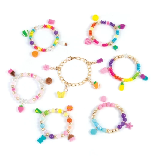 Clay Charm DIY Jewelry Kit – 279 Pieces | Creative Accessory-Making Set for Kids - Make it real - Image 5