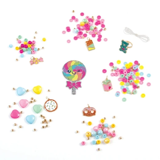 Make It Real Bracelet Snackers DIY Jewelry Vending Machine - 242 Pcs | Creative Bead & Bracelet Maker Kit - Make it real - Image 4