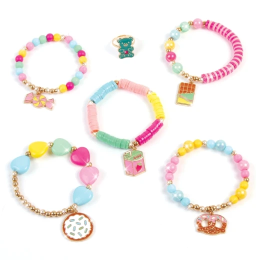 Make It Real Bracelet Snackers DIY Jewelry Vending Machine - 242 Pcs | Creative Bead & Bracelet Maker Kit - Make it real - Image 5