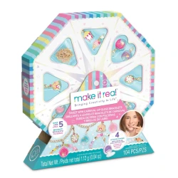 Sweet Spin Carnival Lip Gloss Bracelets – 104 Pcs | Fun Party Favors for Kids – Wearable & Playful Lip Gloss