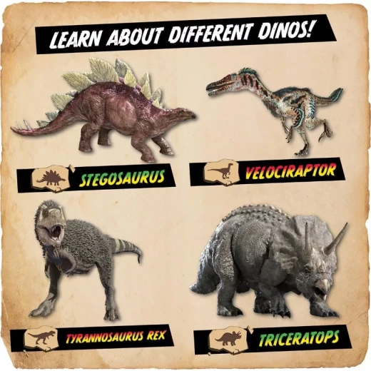Abacus Dino-Dig VR 2.0 Kit – مجموعة التنقيب عن الديناصورات بتقنية الواقع الافتراضي، لعبة تعليمية تفاعلية للأطفال، استكشاف الحفريات وتعلم العلوم بطريقة ممتعة ومبتكرة - أبيكس - Image 6