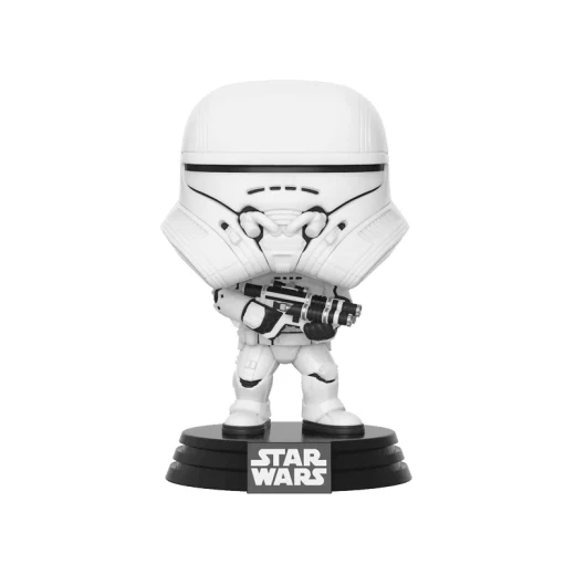 بوب! ستار وورز: جندي القفز التابع للترتيب الأول (First Order Jet Trooper)، مجسم فينيل قابل للجمع من عالم ستار وورز، مثالي للعرض والاقتناء والهدايا لمحبي السلسلة - فانكو - Image 2