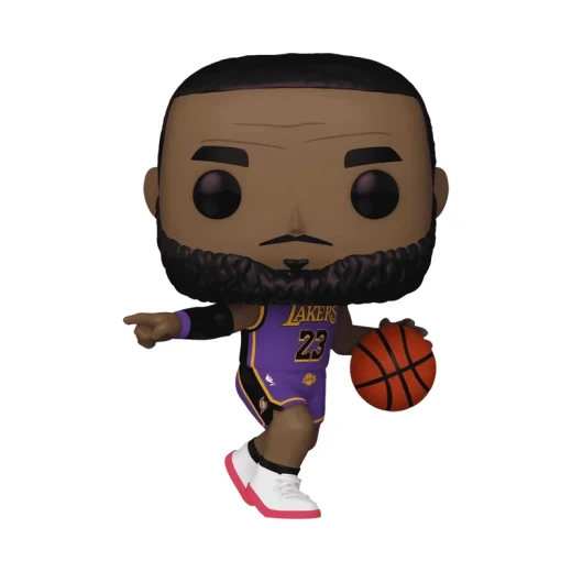 بوب! كرة السلة: NBA لوس أنجلوس ليكرز – ليبرون جيمس، مجسم فينيل قابل للجمع لنجم كرة السلة ليبرون جيمس، مثالي للعرض والاقتناء والهدايا لمحبي NBA - فانكو - Image 2