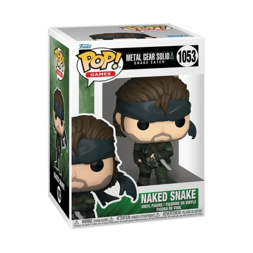 Pop! Games: Metal Gear – Naked Snake Vinyl Figure, Collectible Funko Pop Video Game Character for Display, Collecting, and Gifting