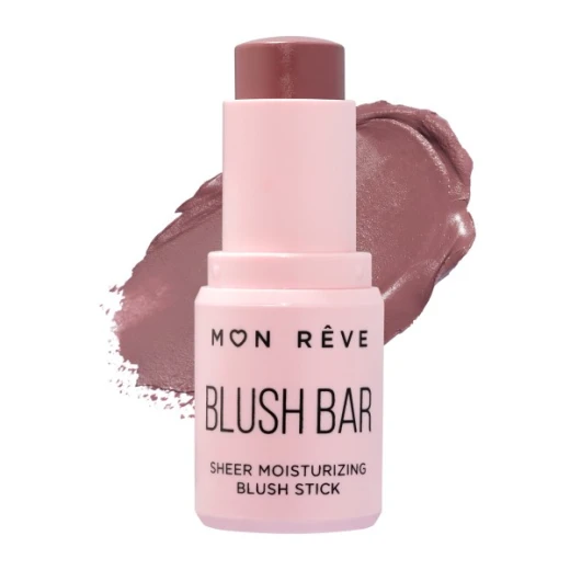 قلم أحمر خدود مرطب من Mon Reve Blush Bar شفاف رقم 05، 5.5 جم - مون ريف - Image 4