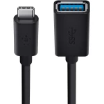 محول بلكين من USB-C إلى USB-A – للشحن السريع ونقل البيانات لأجهزة ماك بوك وكروم بوك - بيلكين