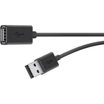 كابل تمديد USB من بليكين بطول 10 أقدام - USB-A ذكر إلى USB-A أنثى - أسود - بيلكين