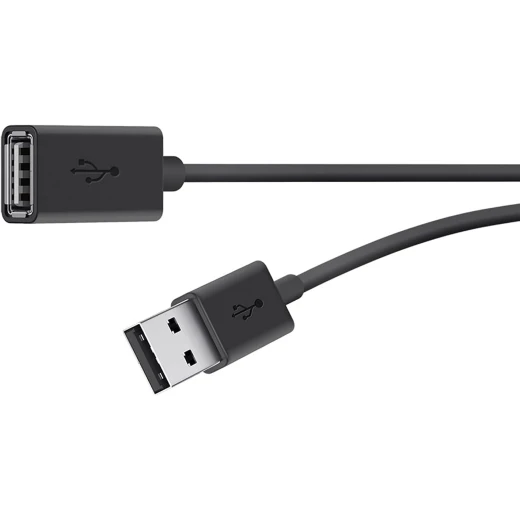 كابل تمديد USB من بليكين بطول 10 أقدام - USB-A ذكر إلى USB-A أنثى - أسود