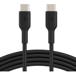 كابل شحن سريع بيلكن USB-C إلى USB-C (6.6 قدم) - أسود - iPhone 16, Galaxy S25, iPad Pro والمزيد - بيلكين